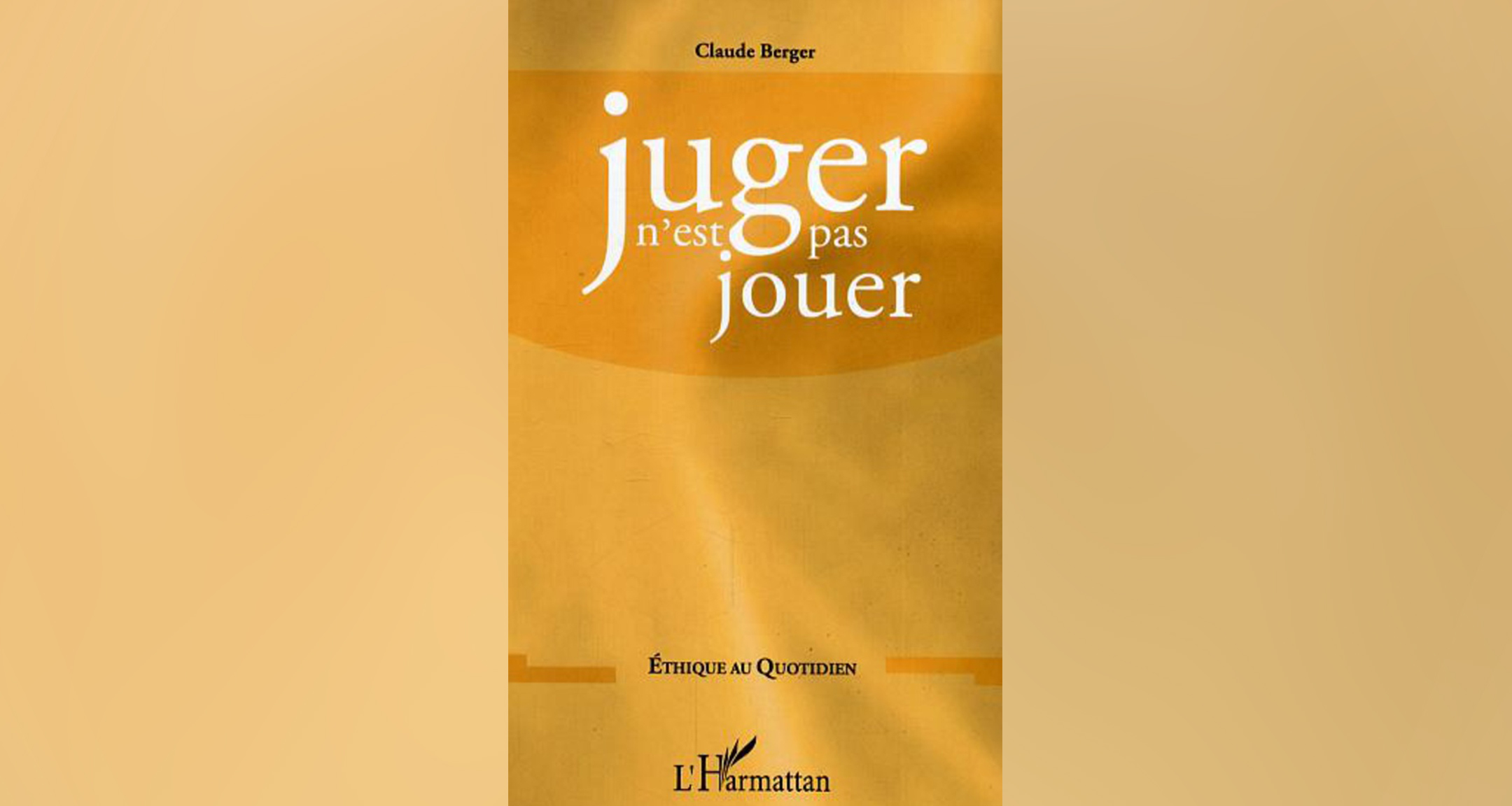 Juger n'est pas jouer - couverture