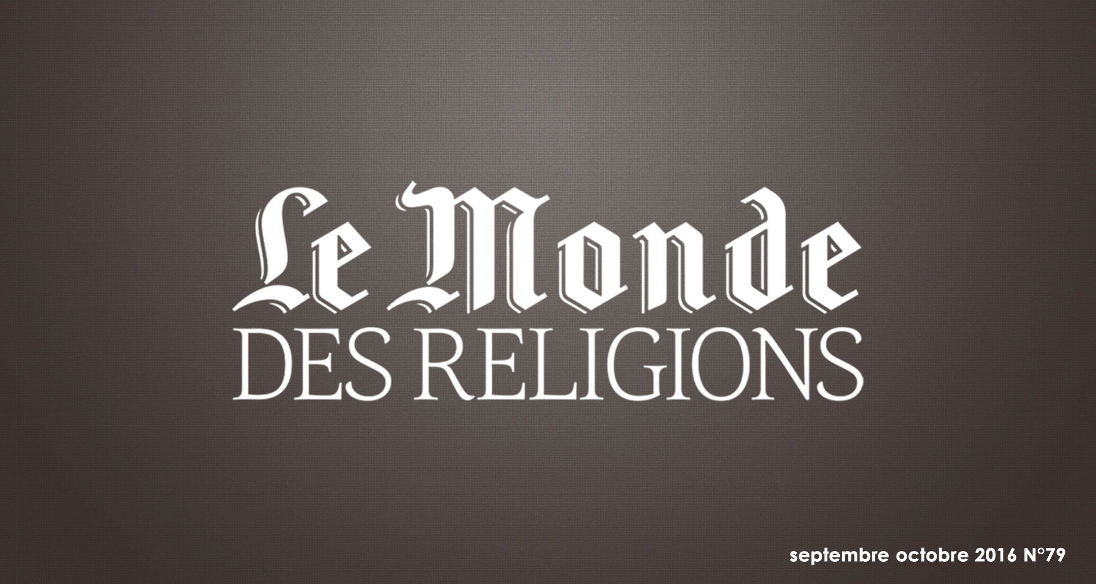 Logo Le Monde des Religions