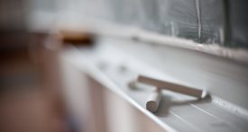 tableau noir et craie