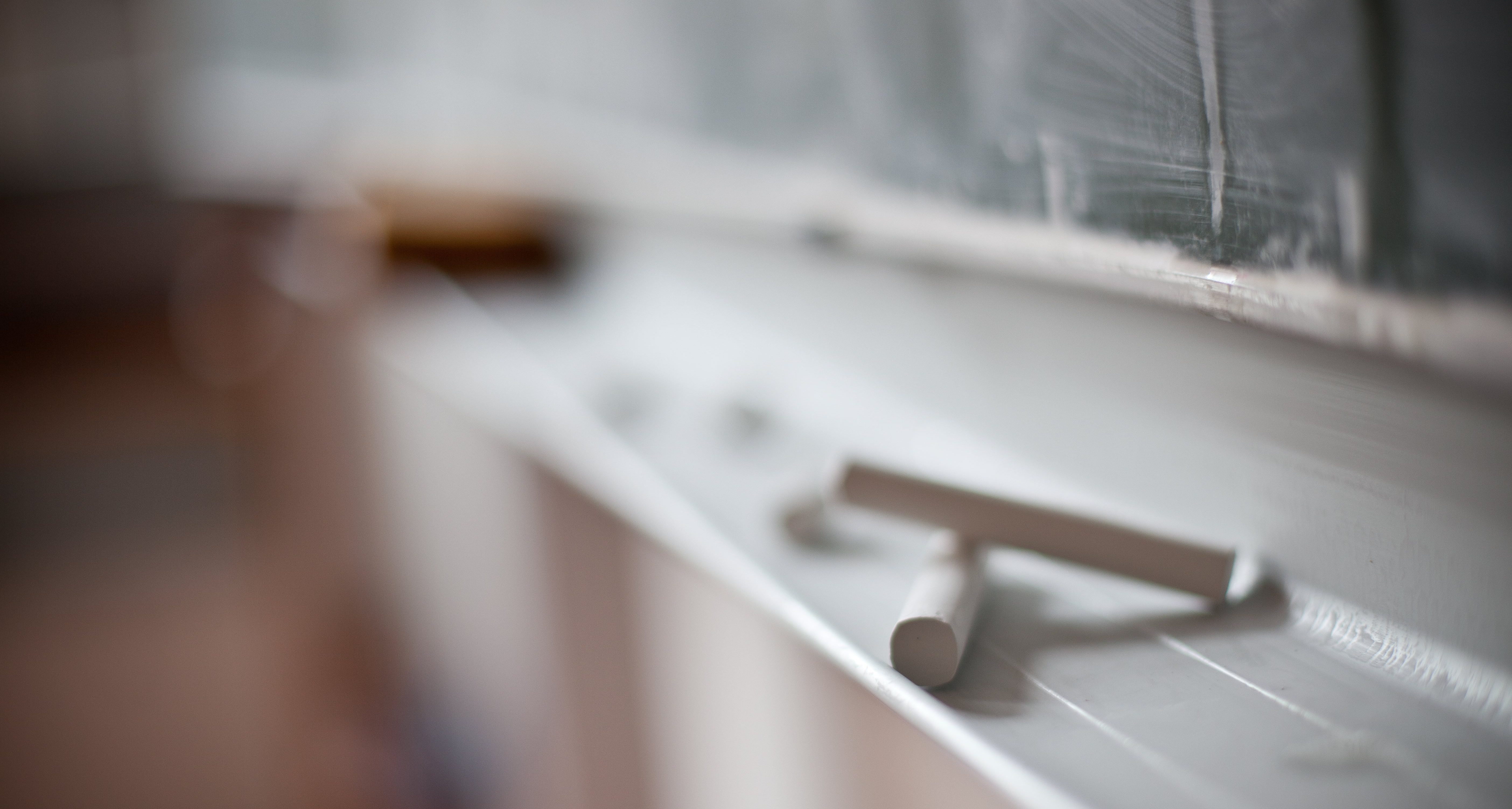 tableau noir et craie