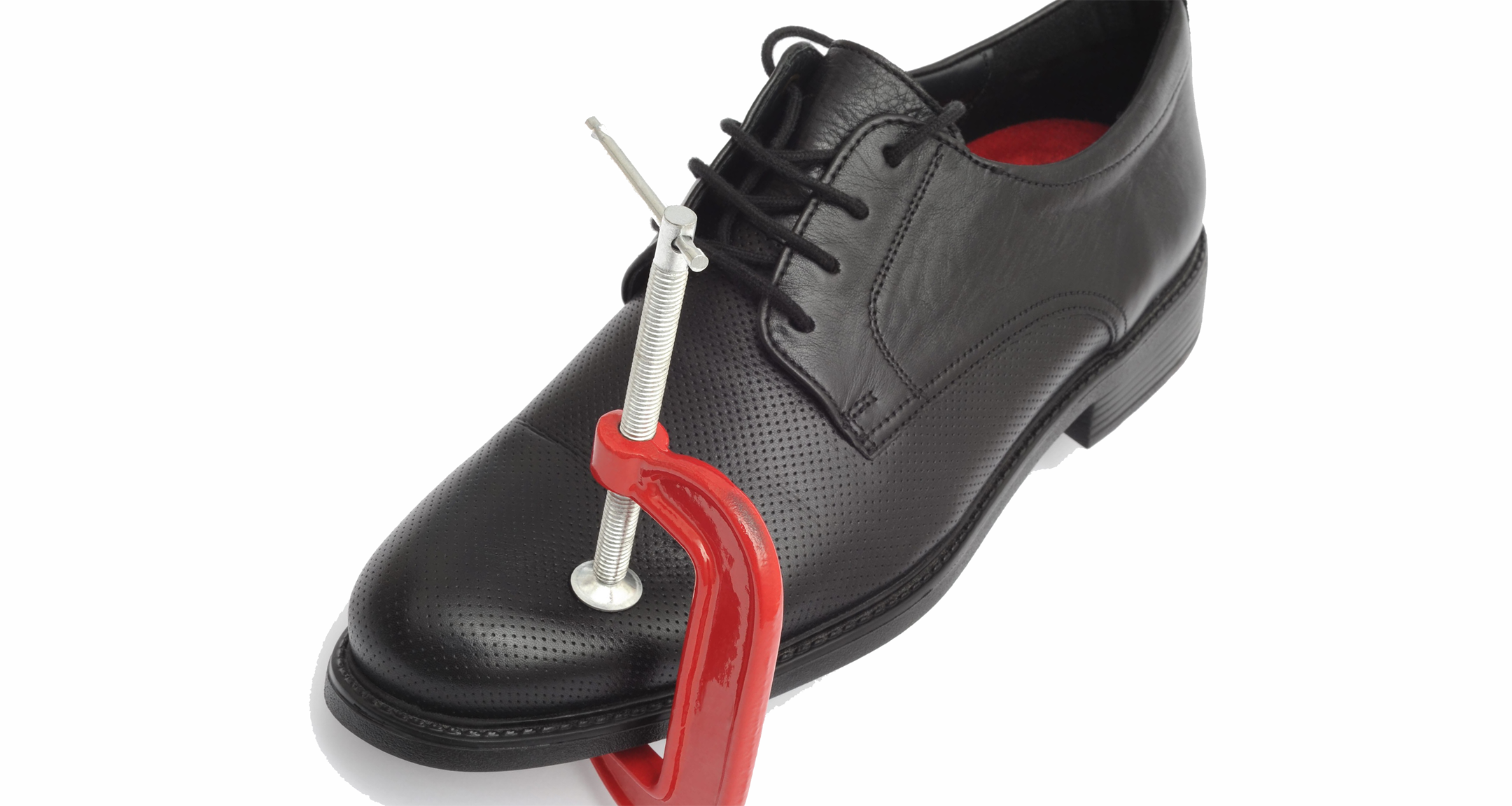 Chaussure avec serre-joint